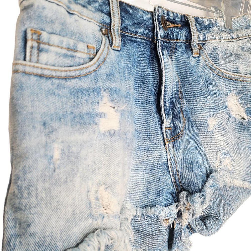 Bullhead  Distressed High Rise Jean Shorts - Picture 3 of 6